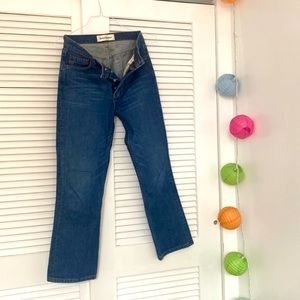 Reformation Vintage-Style Blue Straight Jeans